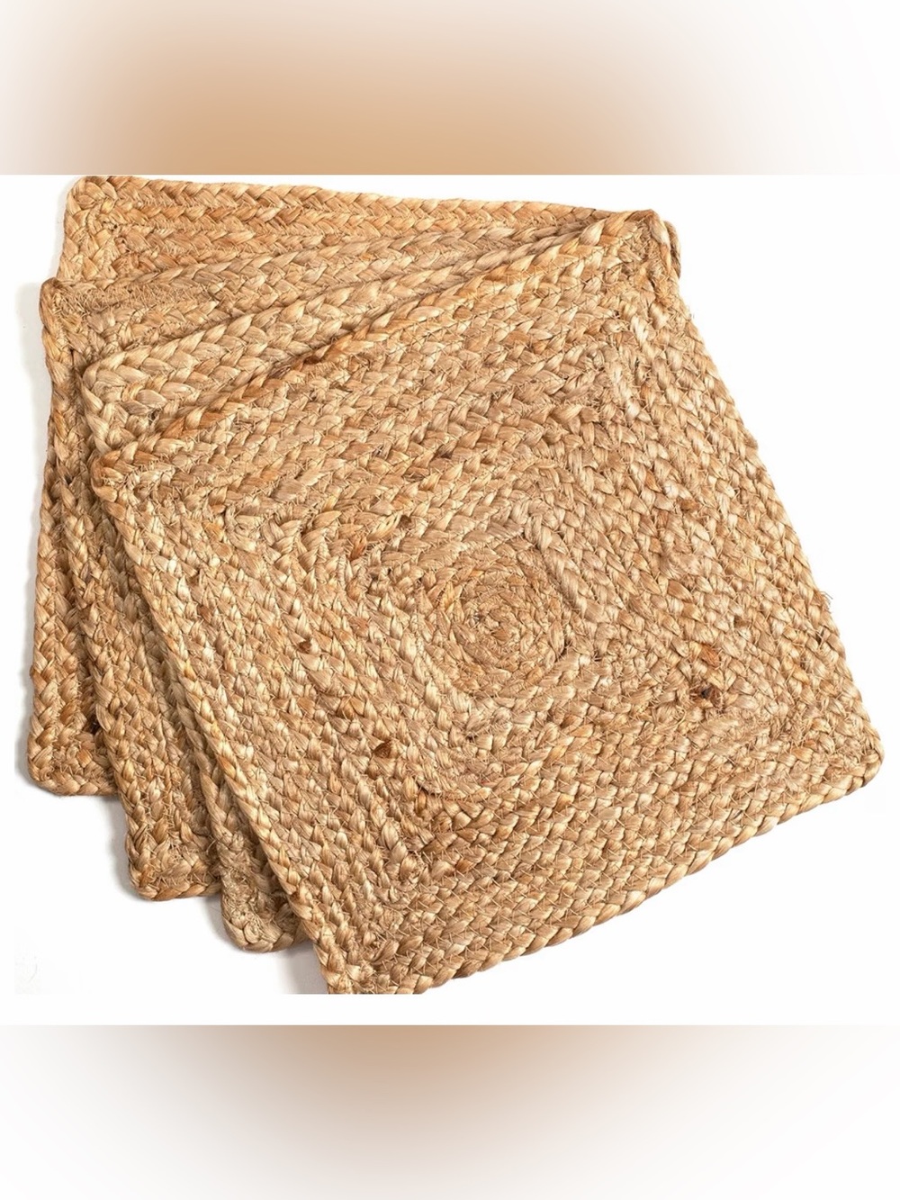NET braided placemats set of 5 farmhouse vintage